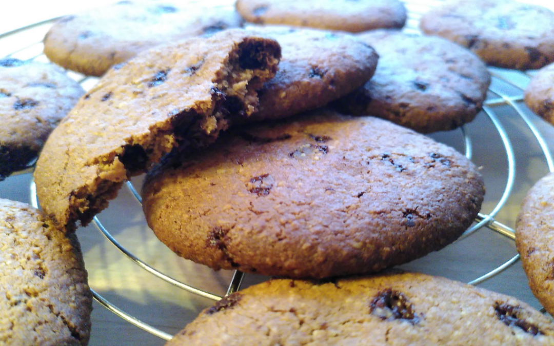 Knusper Cookies mit Schokostückchen